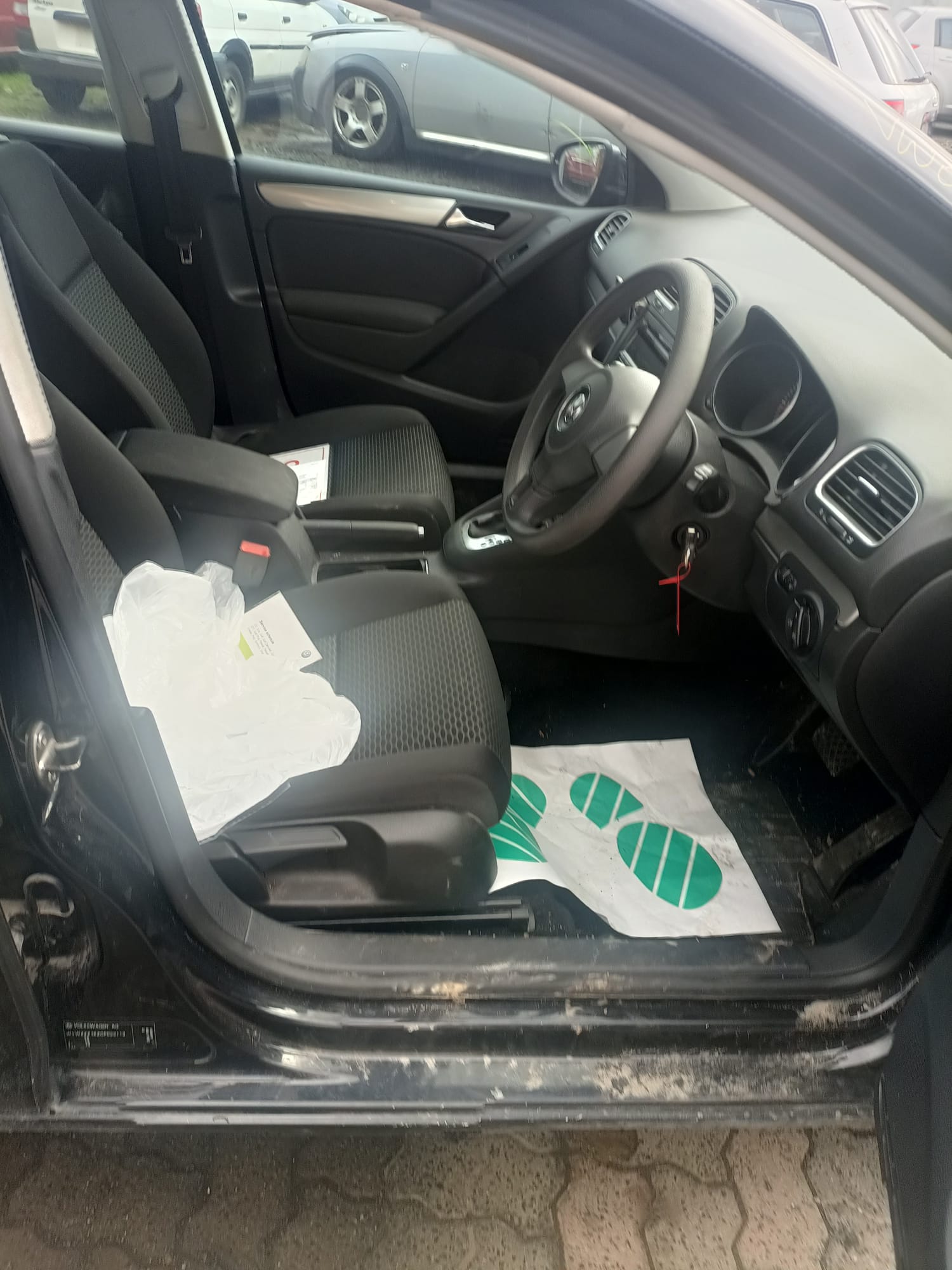 2012 VOLKSWAGEN GOLF LH FRONT, SEAT BELT ONLY, GEN 6, 10/08-03/13 1K4857705BK SEAT BELT STALK