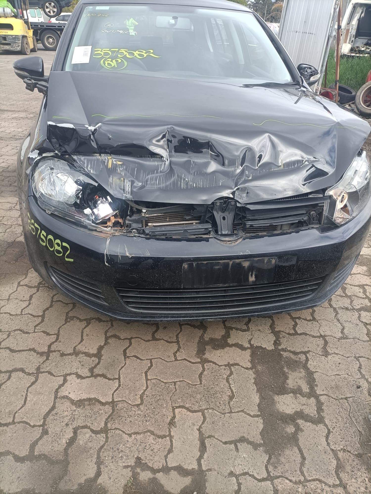 2012 VOLKSWAGEN GOLF LH FRONT, SEAT BELT ONLY, GEN 6, 10/08-03/13 1K4857705BK SEAT BELT STALK