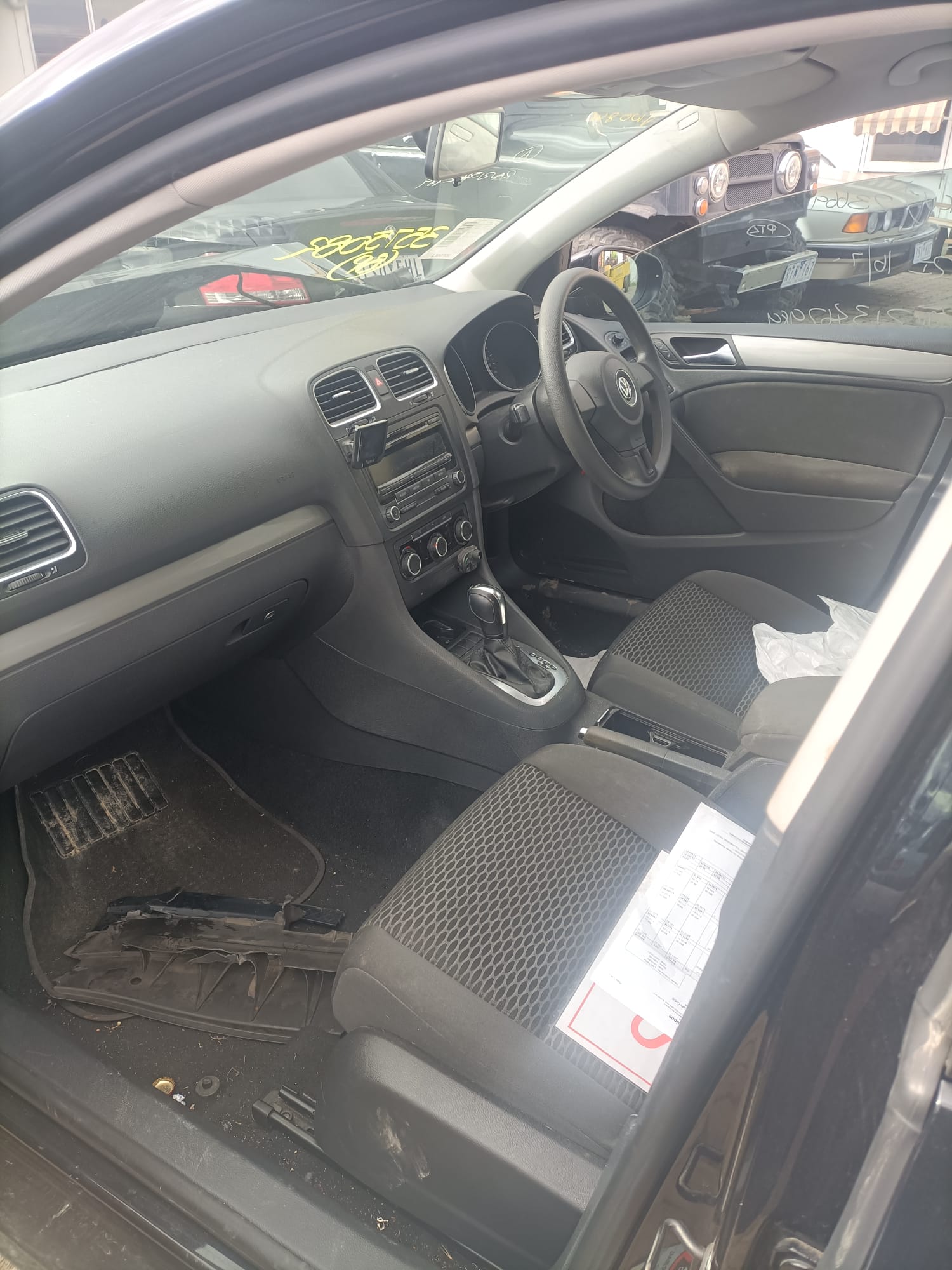 2012 VOLKSWAGEN GOLF LH FRONT, SEAT BELT ONLY, GEN 6, 10/08-03/13 1K4857705BK SEAT BELT STALK