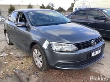 2014 VOLKSWAGEN JETTA 1B, 02/11-12/17 5C6833055E LEFT REAR DOOR SLIDING
