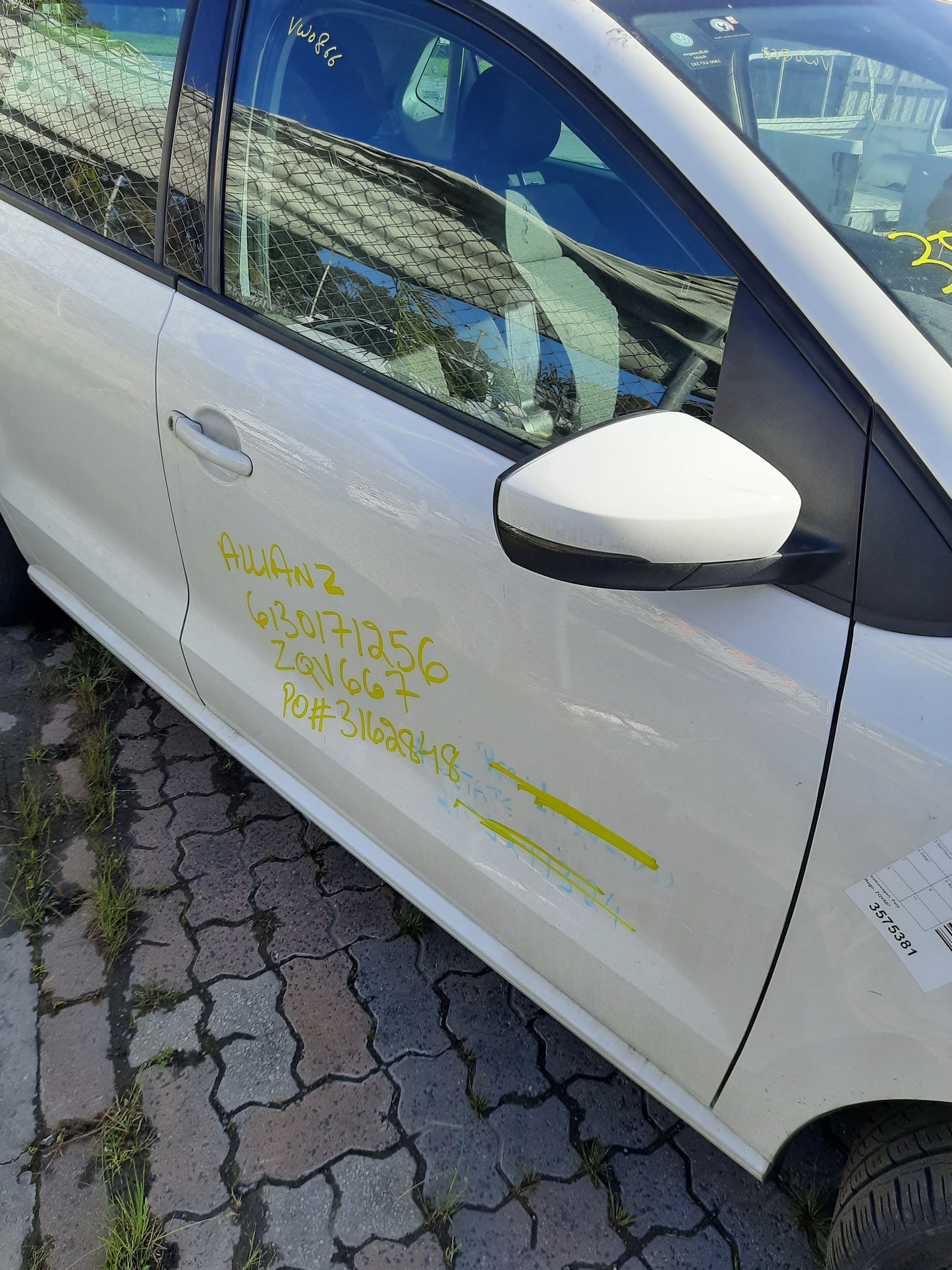 2013 VOLKSWAGEN POLO RIGHT REAR DOOR LOCK, 6R, P/N 6R4839016, 05/10-09/17 6R4839016 DOOR BOOT GATE LOCK