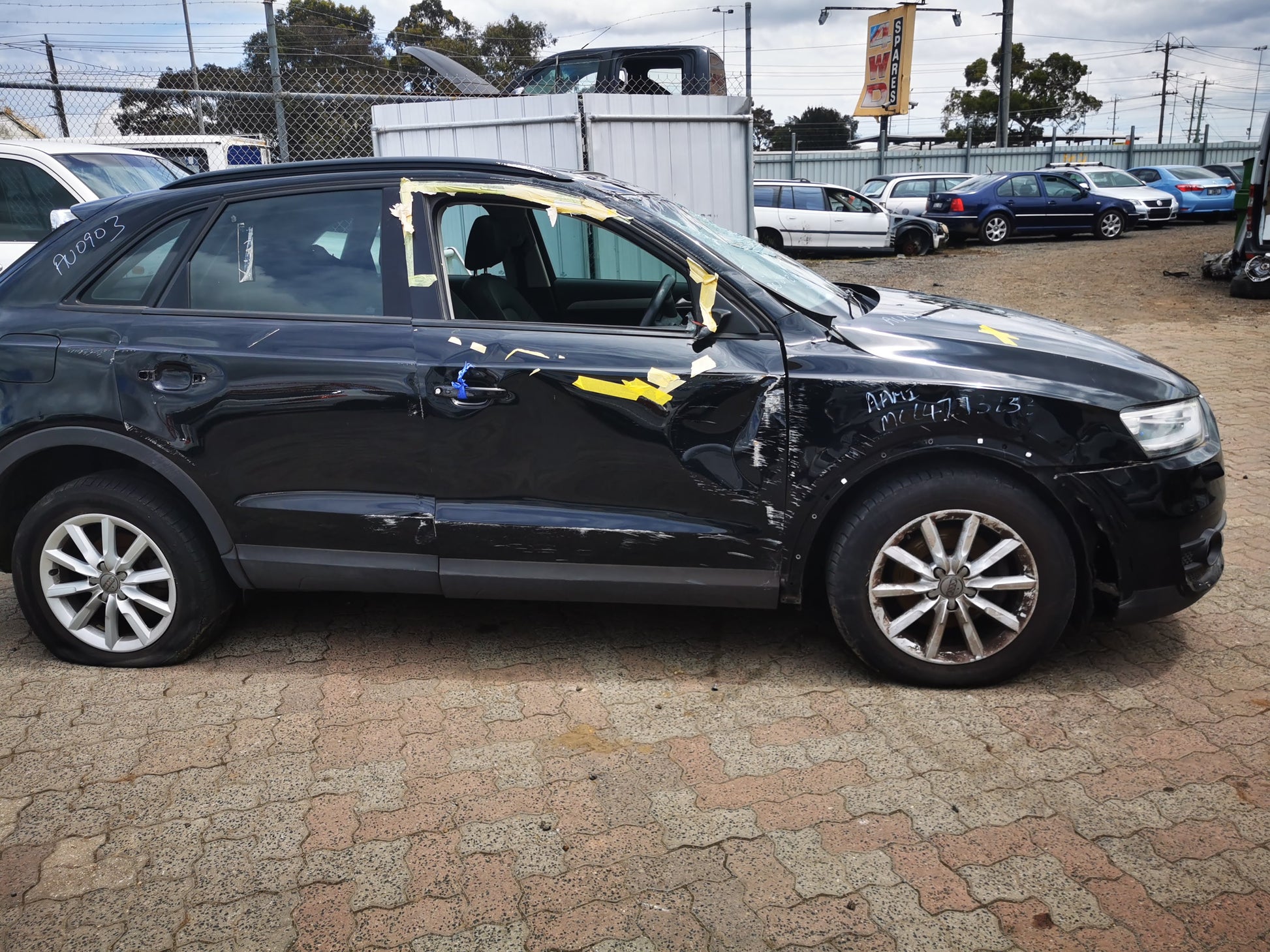 2012 AUDI Q3 8U, Q3/RSQ3, XENON, NON ADAPTIVE TYPE, 03/12-10/14 8U0941044A RIGHT HEADLAMP