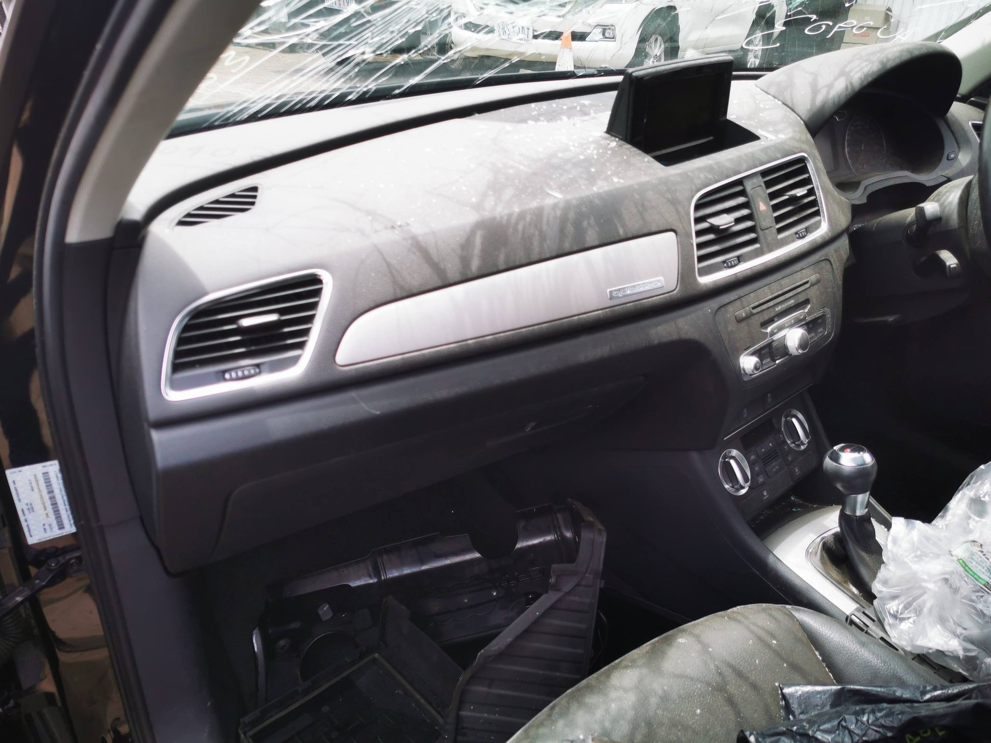 2012 AUDI Q3 8U, RH SIDE, 03/12-12/18 8U0857552C SUNVISOR