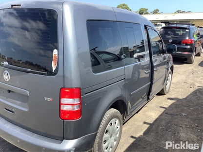 2012 VOLKSWAGEN CADDY 2K, COLOUR CODED TYPE (MAXI LIFE), 08/10-06/15 1T0807221M FRONT BUMPER