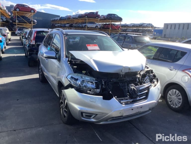 2015 RENAULT KALEOS H45, POWER FOLD, SATIN SILVER TYPE, W/ HEATED, NON BLIND SPOT TYPE, 09/13-04/16 963011642R RIGHT DOOR MIRROR