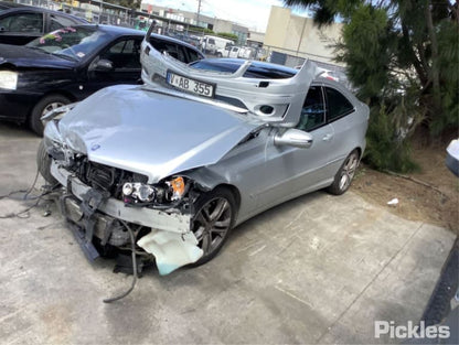 2009 MERCEDES CLC CLASS CL203, W/ PARK SENSOR TYPE, 08/08-03/11 A2038801540 REAR BUMPER