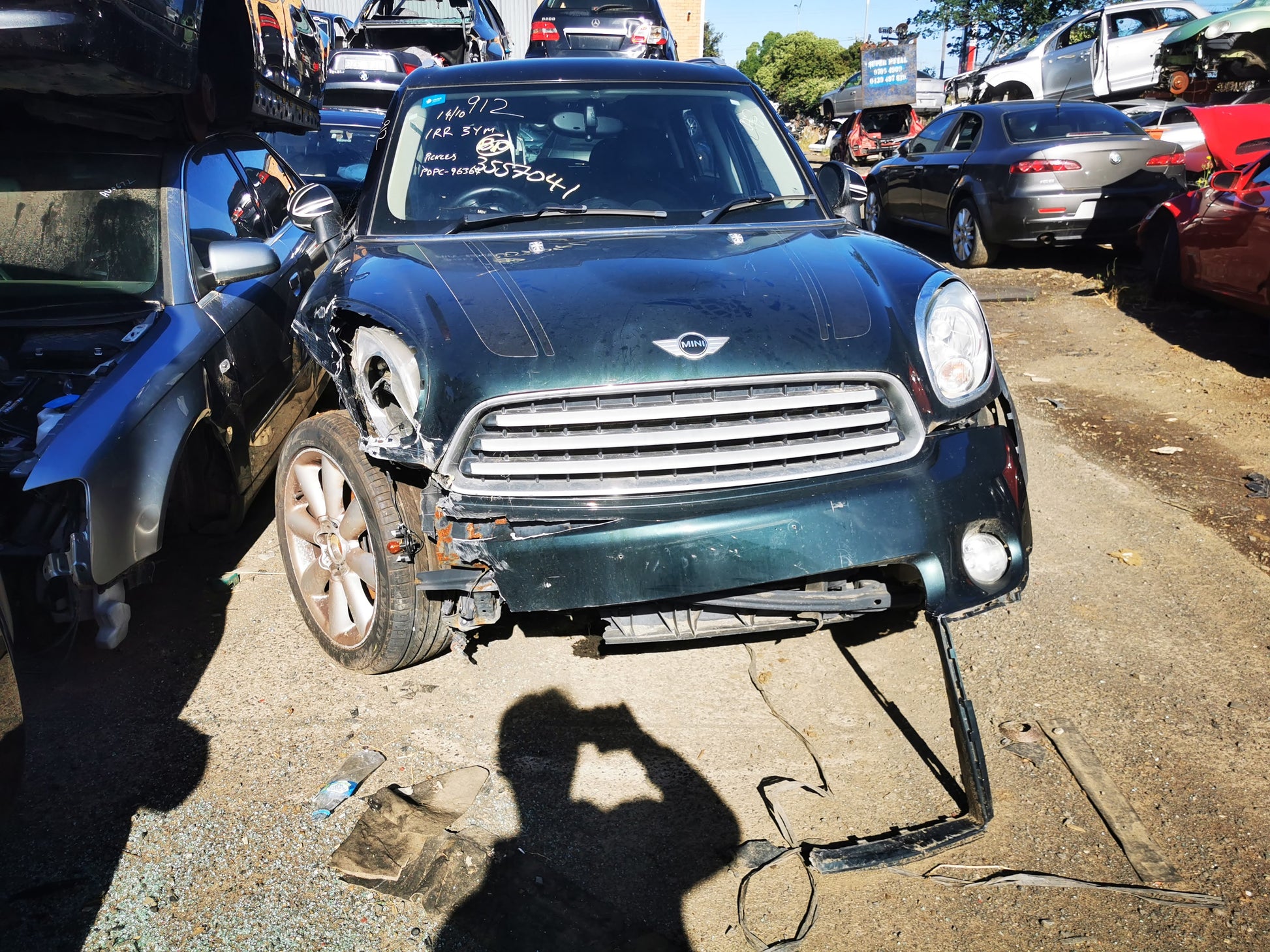 2012 MINI COOPER RIGHT REAR DOOR LOCK, R60, 01/11-09/16 51227229460 DOOR BOOT GATE LOCK