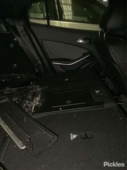 2019 MERCEDES GLA CLASS X156, 04/14-01/20 A1767304300 LEFT REAR DOOR WINDOW