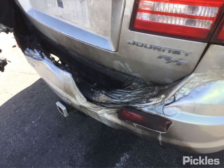 2010 DODGE JOURNEY JC, CHROME INSERT, 09/08-12/16 5067787AC LEFT HEADLAMP