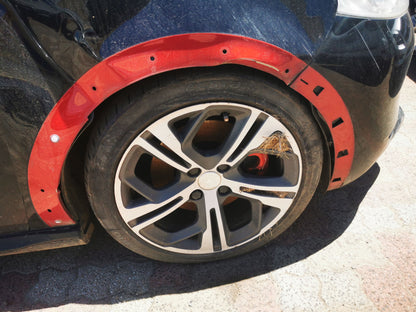 2013 PEUGEOT 208 A9, POWER FOLD, W/ CHROME TRIM, CHROME COVER TYPE, 10/12-12/18 1607511980 LEFT DOOR MIRROR