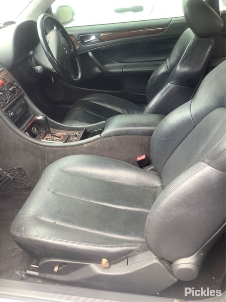 2000 MERCEDES CLK C208/A208, HALOGEN TYPE, 10/97-05/03   LEFT HEADLAMP