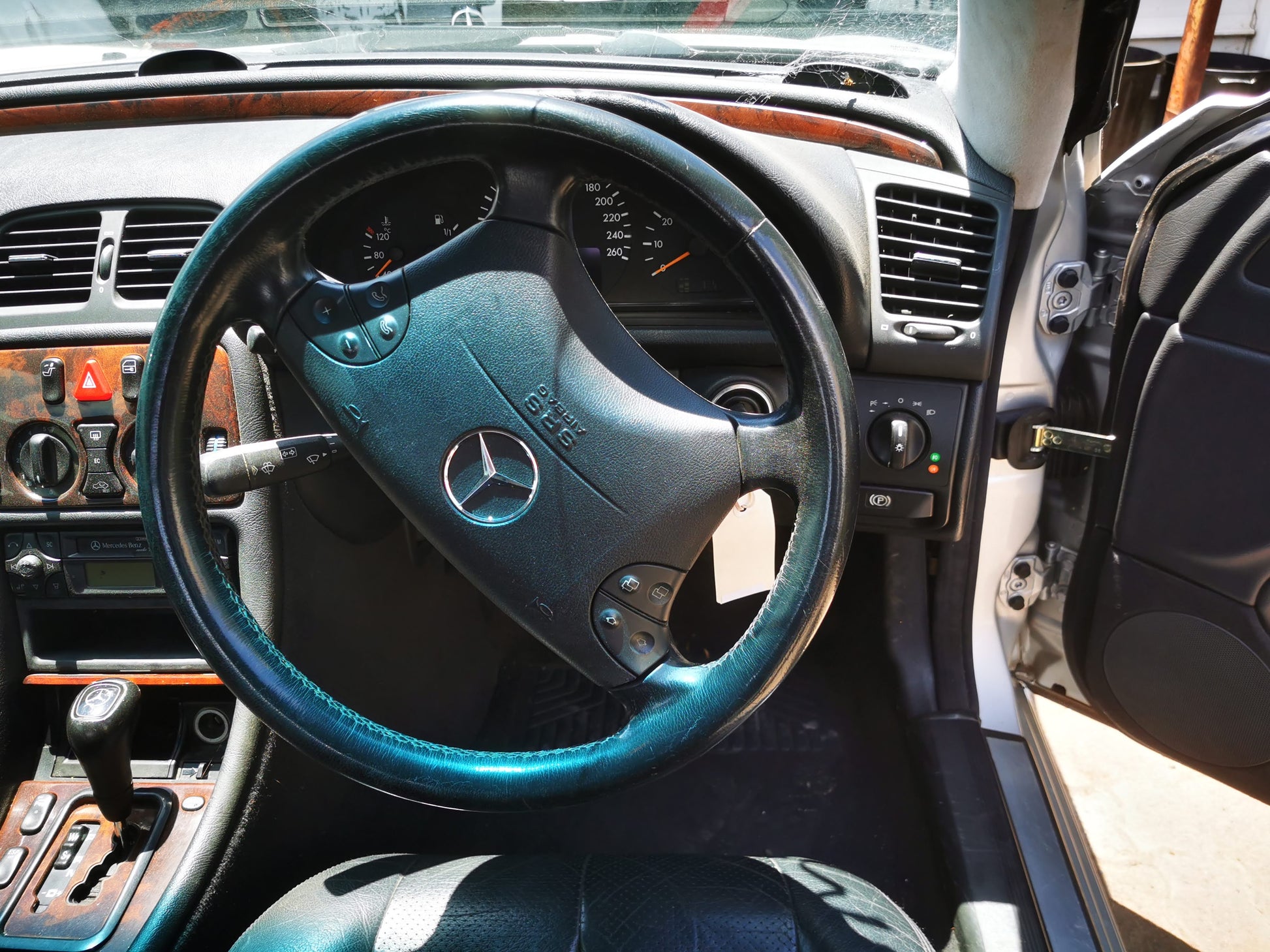 2000 MERCEDES CLK C208/A208, HALOGEN TYPE, 10/97-05/03   LEFT HEADLAMP