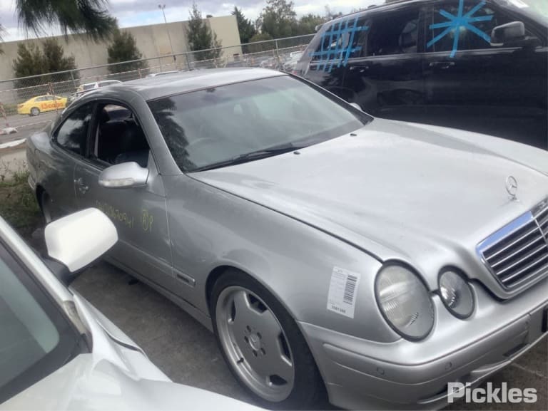 2000 MERCEDES CLK C208/A208, HALOGEN TYPE, 10/97-05/03   LEFT HEADLAMP