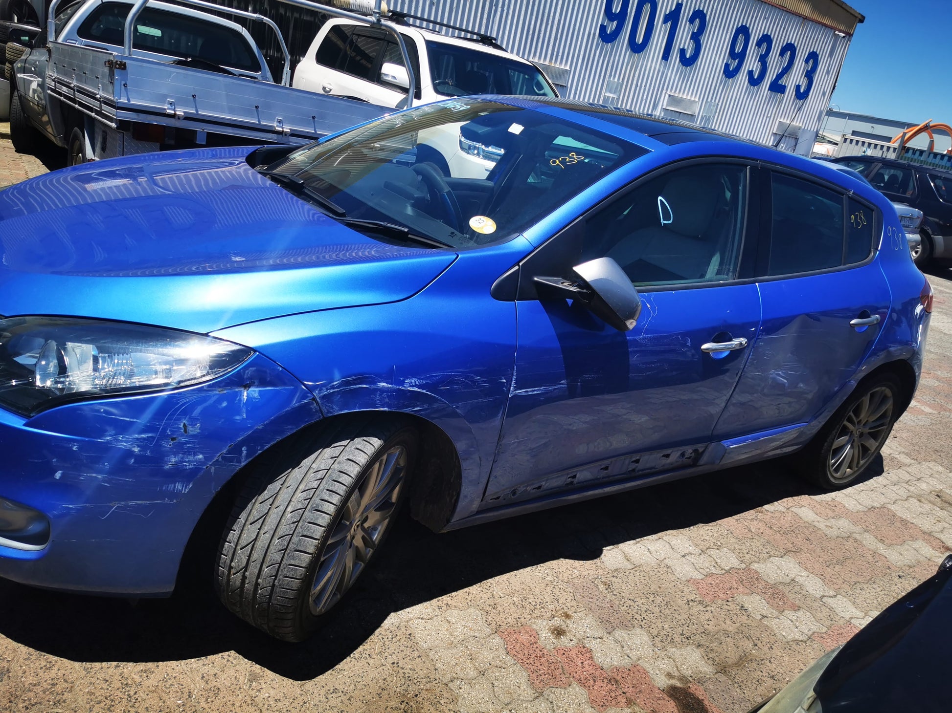 2013 RENAULT MEGANE RH FRONT (MASTER SWITCH), X32/B95/K95, 5DR HATCH/WAGON, P/N 809610006R, (FOLDING MIRROR - 1 PLUG TYP 809610006R PWR DR WIND SWITCH