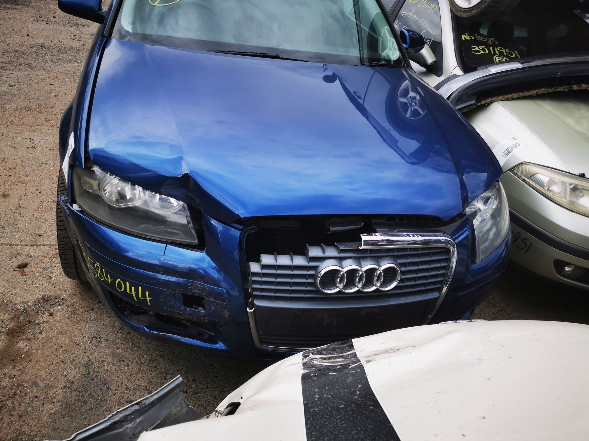 2005 AUDI A3 8P, STANDARD TYPE, 06/04-04/13 8D0857511A INTERIOR MIRROR
