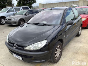2003 PEUGEOT 206 T1, CLEAR LENS TYPE-SINGLE H GLOBE, 10/99-11/07 6205T0 RIGHT HEADLAMP