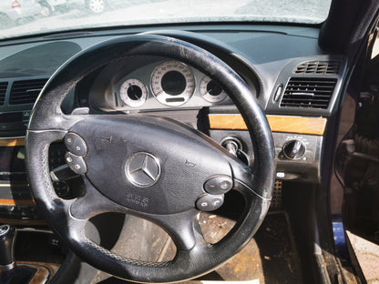 2008 MERCEDES E CLASS STEERING WHEEL, W211/S211, 08/02-12/09 A2194603103,YA3U9H3NBRR RIGHT AIRBAG