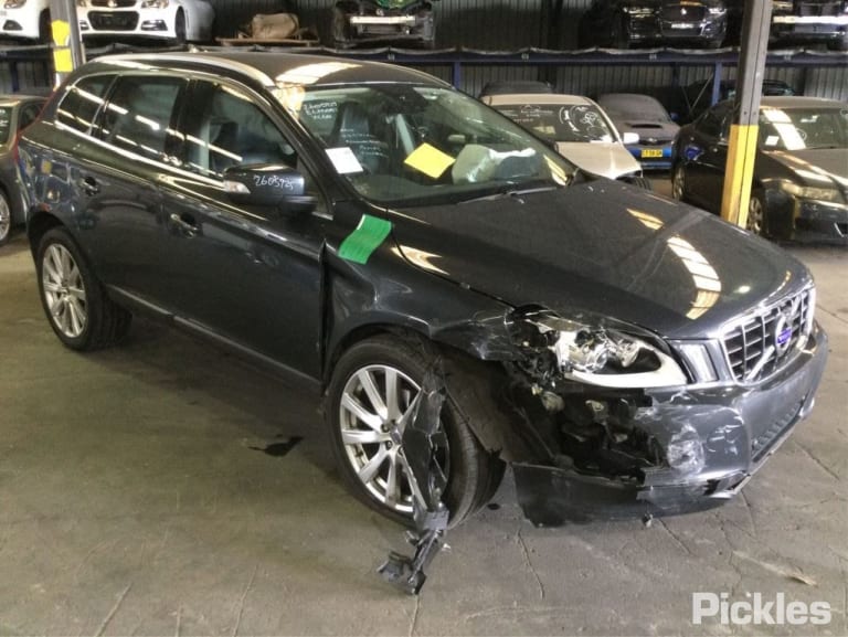 2013 VOLVO XC60 DZ, HARDENED TYPE, 02/09-04/17 31386799 RIGHT REAR DOOR WINDOW