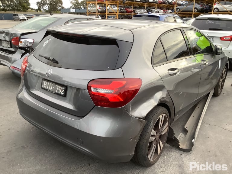 2018 MERCEDES A CLASS W176, 09/12-03/18 A1767300205 RIGHT REAR DOOR