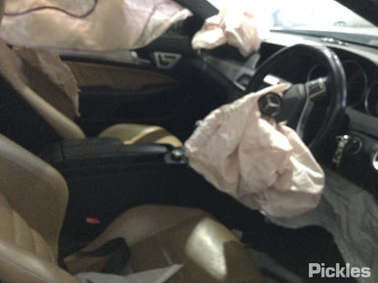 2012 MERCEDES C CLASS LH REAR, SEAT BELT ONLY, C204, COUPE, 05/11-01/15 6185023 SEAT BELT STALK