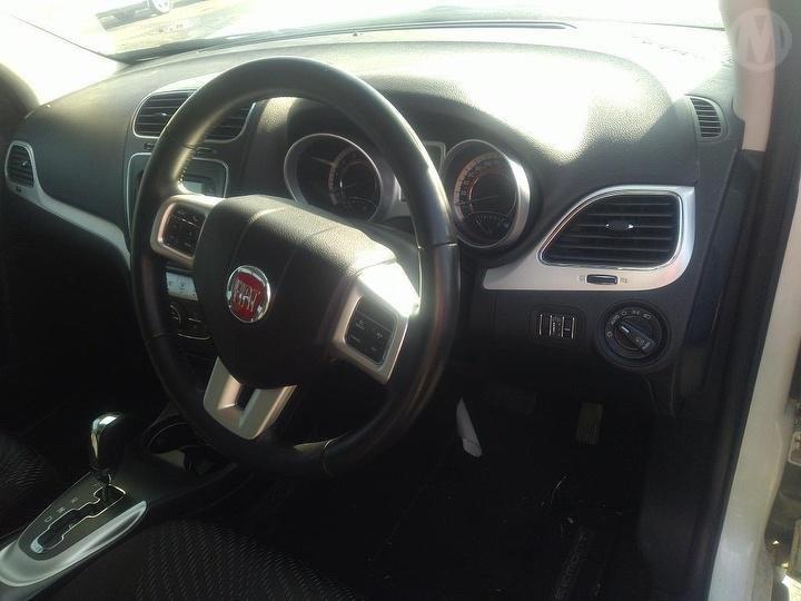 2014 FIAT FREEMONT LH FRONT, JF, LEATHER, BLACK, 04/13-01/17  DOOR TRIM