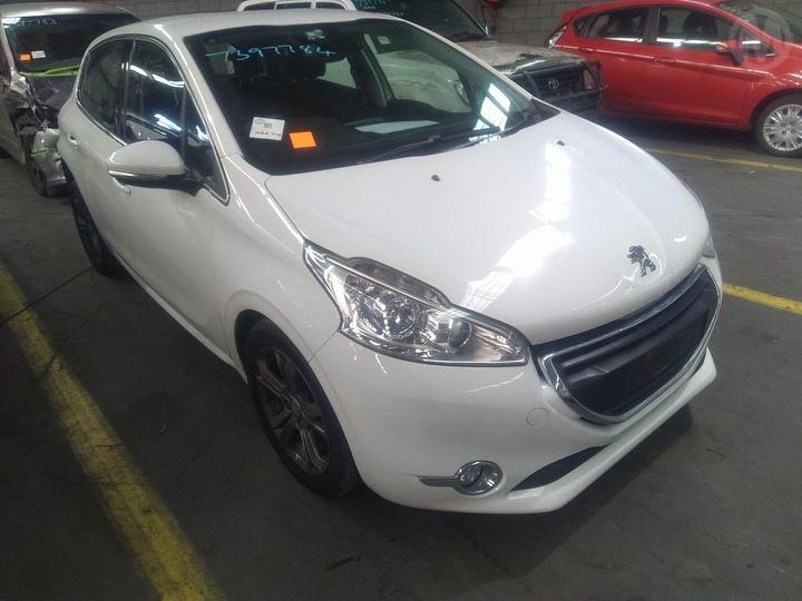 2014 PEUGEOT 208 A9, 10/12-10/15 9672628280 LEFT TAILLIGHT