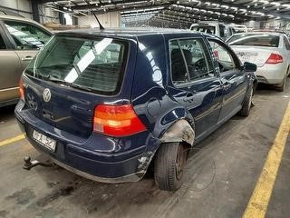 2001 VOLKSWAGEN GOLF GEN 4, 5DR HATCH, 09/98-06/04 1J6833056F RIGHT REAR DOOR SLIDING
