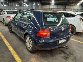 2001 VOLKSWAGEN GOLF GEN 4, 5DR HATCH, 09/98-06/04 1J6833056F RIGHT REAR DOOR SLIDING