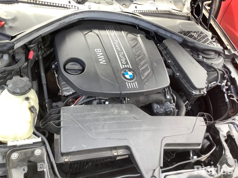 2014 BMW 4 SERIES LH FRONT, SEAT BELT STALK ONLY, BLACK, COUPE, F32/F82, 07/13-12/20  SEAT BELT STALK