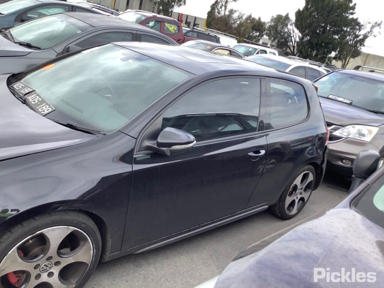 2011 VOLKSWAGEN GOLF GEN 6, RH SIDE, HATCH/WAGON, BLACK, 12/08-03/13 1K0857552K SUNVISOR