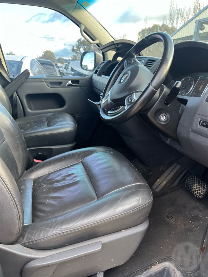 2010 VOLKSWAGEN TRANSPORTER T5, CARAVELLE/MULTIVAN, NON MOULD TYPE, 12/04-06/15 7E5831055E LEFT FRONT DOOR