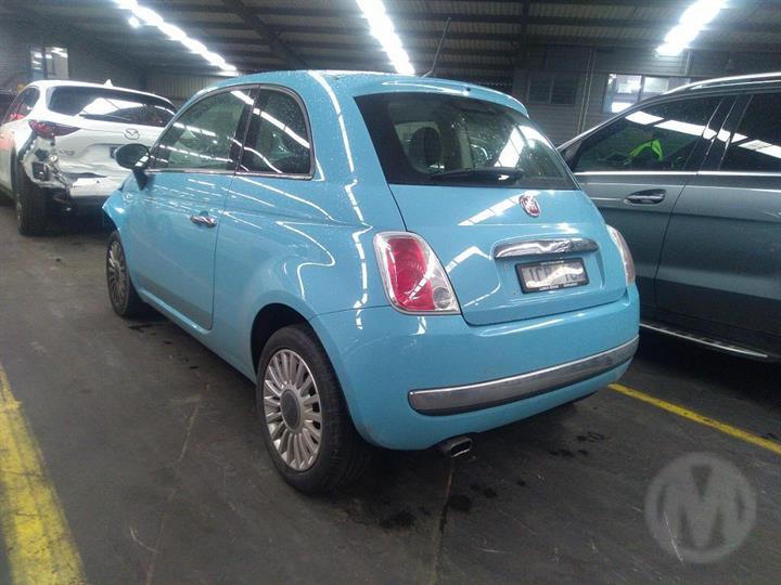 2014 FIAT 500 LH REAR, SEAT BELT ONLY, 03/08- 735492577 SEAT BELT STALK