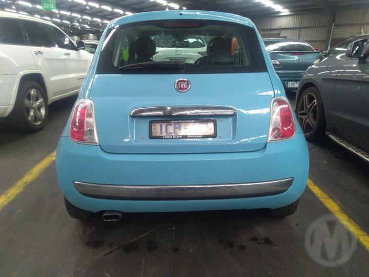 2014 FIAT 500 LH REAR, SEAT BELT ONLY, 03/08- 735492577 SEAT BELT STALK