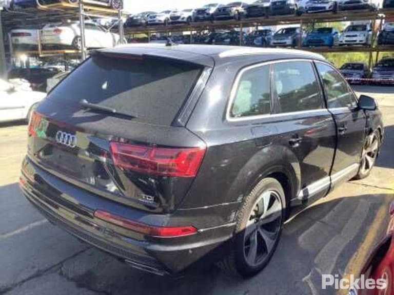 2016 AUDI Q7 4M, POWER FOLD, W/ LANE ASSIST & CAMERA TYPE, 09/15-03/20 4M2857409L LEFT DOOR MIRROR