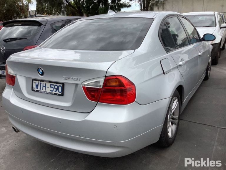 2008 BMW 3 SERIES E90, SEDAN, W/ PARK SENSOR TYPE, 03/05-10/08   REAR BUMPER