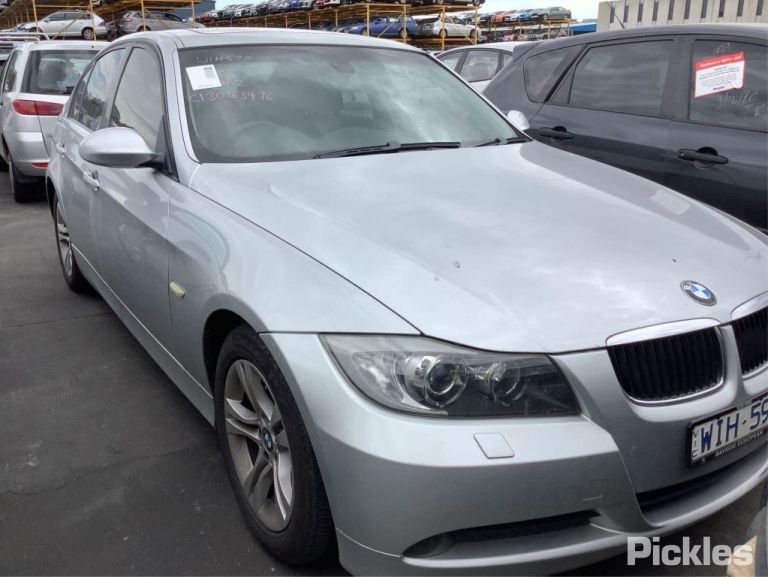 2008 BMW 3 SERIES E90, SEDAN, W/ PARK SENSOR TYPE, 03/05-10/08   REAR BUMPER