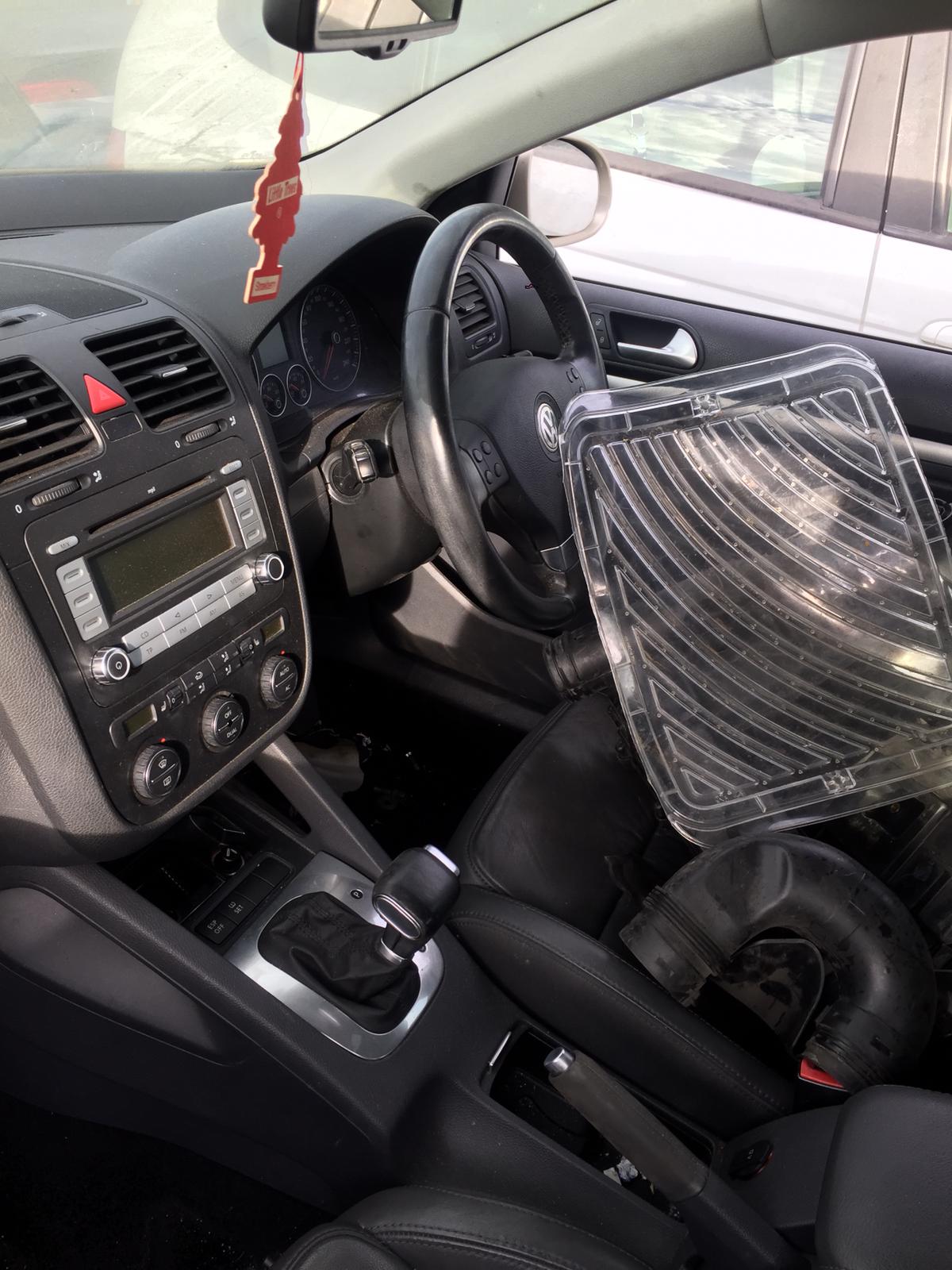 2007 VOLKSWAGEN JETTA STEERING WHEEL, 1KM, 02/06-07/11 1K0880201BP RIGHT AIRBAG