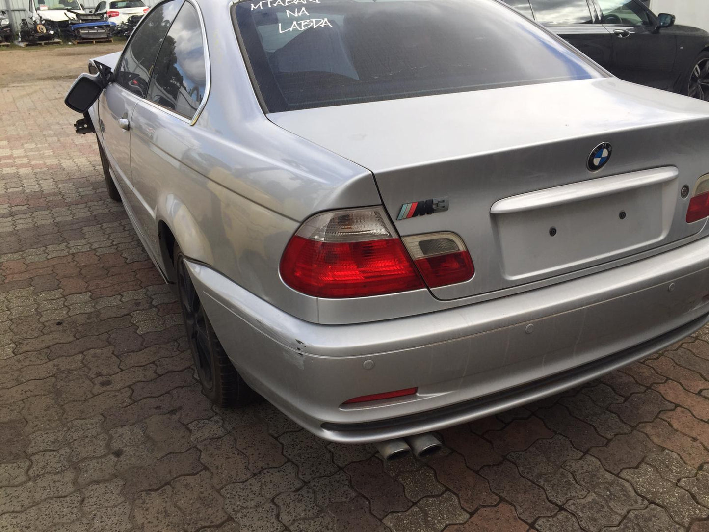 2003 BMW 3 SERIES E46, LH SIDE, BLACK, SEDAN/HATCH/WAGON/COUPE, 09/98-07/06 51162699047 SUNVISOR