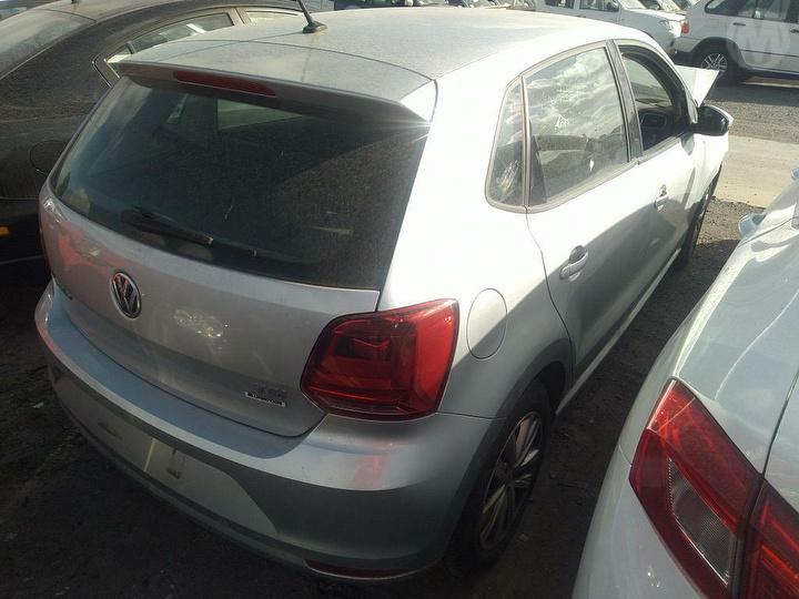 2015 VOLKSWAGEN POLO 6R, COMFORTLINE/TRENDLINE, RED INSERT TYPE, 05/14-09/17 6C0945096L RIGHT TAILLIGHT