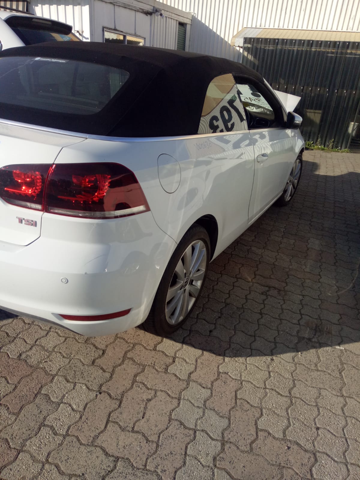 2011 VOLKSWAGEN GOLF GEN 6, PAIR, CABRIO, BLACK, 07/11-01/16  5K7857551F  5K7857552F SUNVISOR