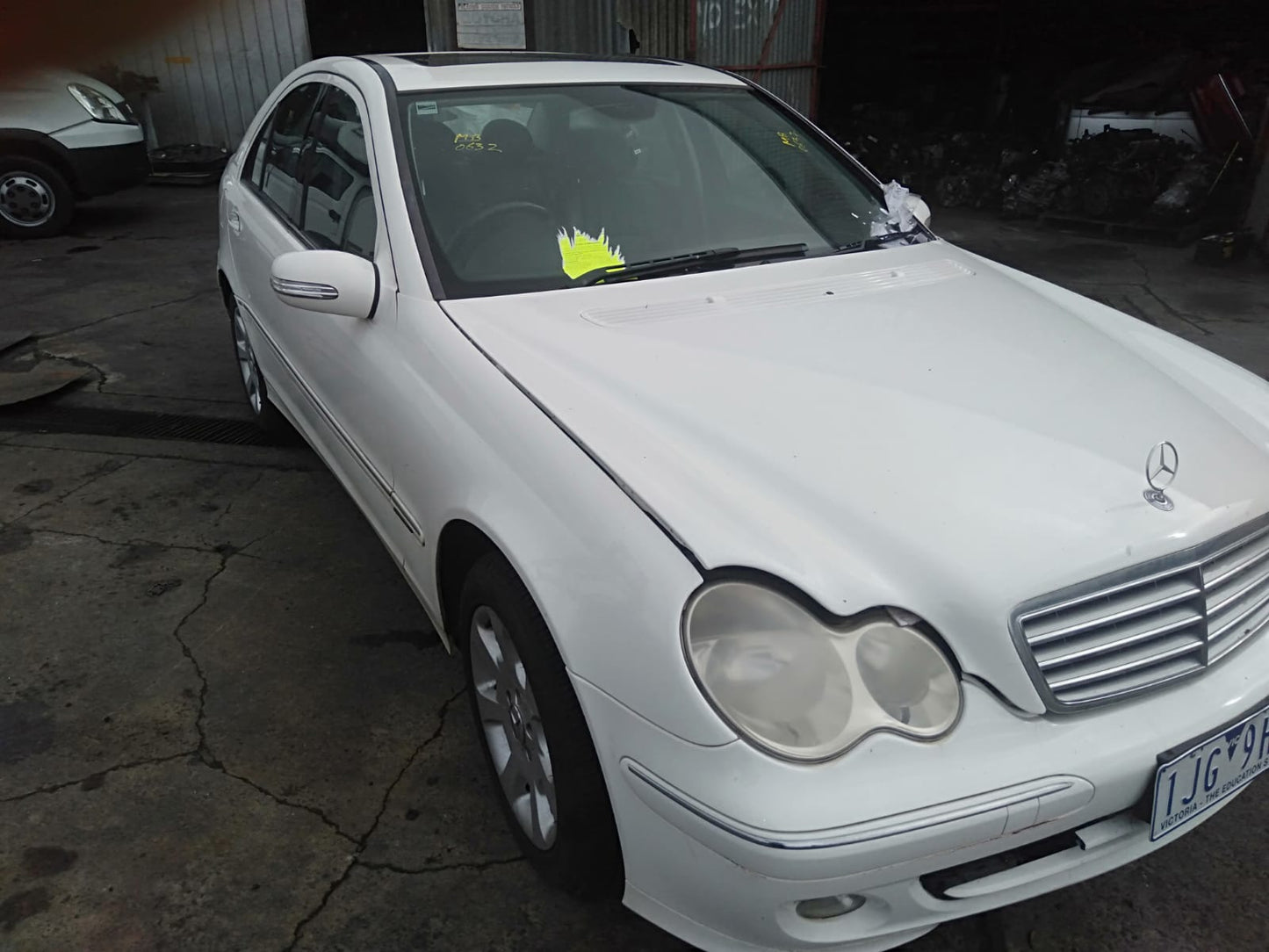 2004 MERCEDES C CLASS LH FRONT, ASSY (BELT AND STALK), W203, 11/00-06/07 A2038600986 SEAT BELT STALK