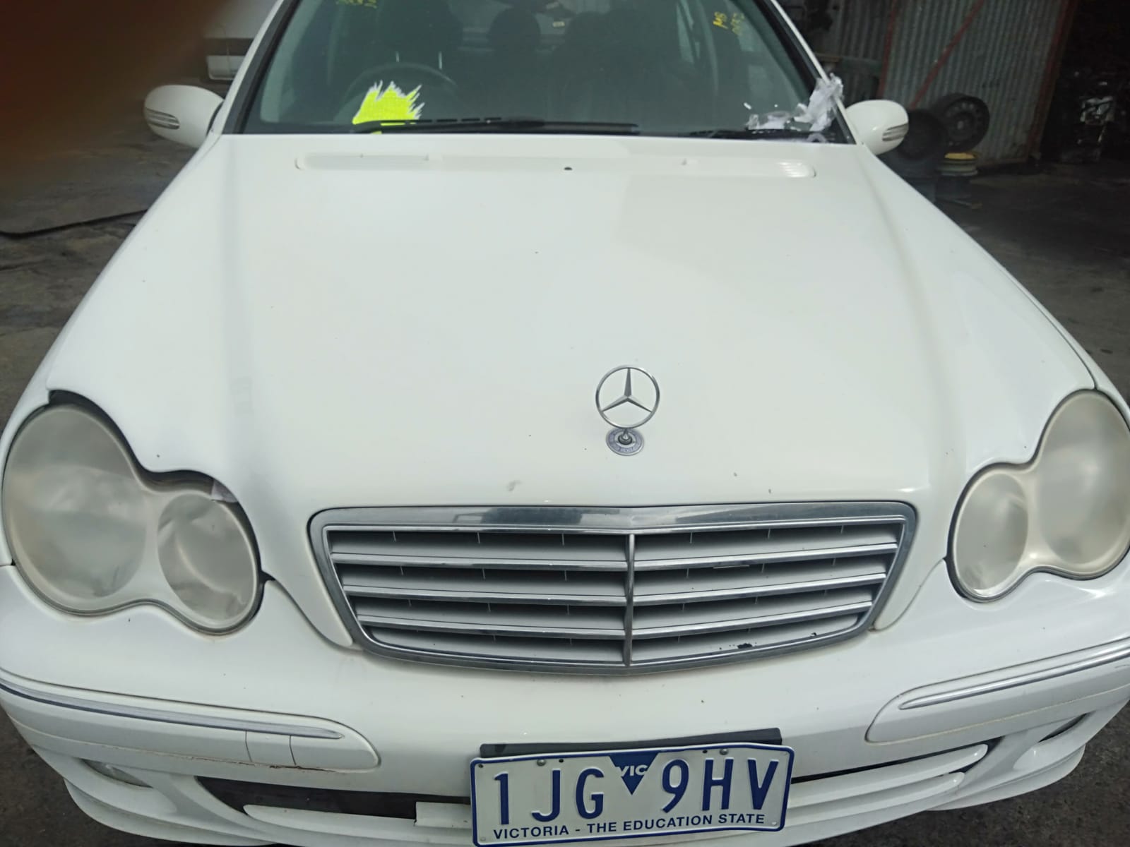 2004 MERCEDES C CLASS LH FRONT, ASSY (BELT AND STALK), W203, 11/00-06/07 A2038600986 SEAT BELT STALK