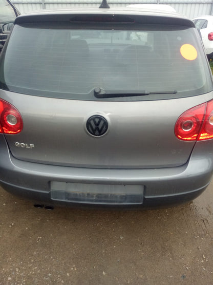 2008 VOLKSWAGEN GOLF GEN 5, BUMPER BAR (2 PIECE), GT, NON PARK SENSOR TYPE, 03/05-02/09 1K6807417 REAR BUMPER