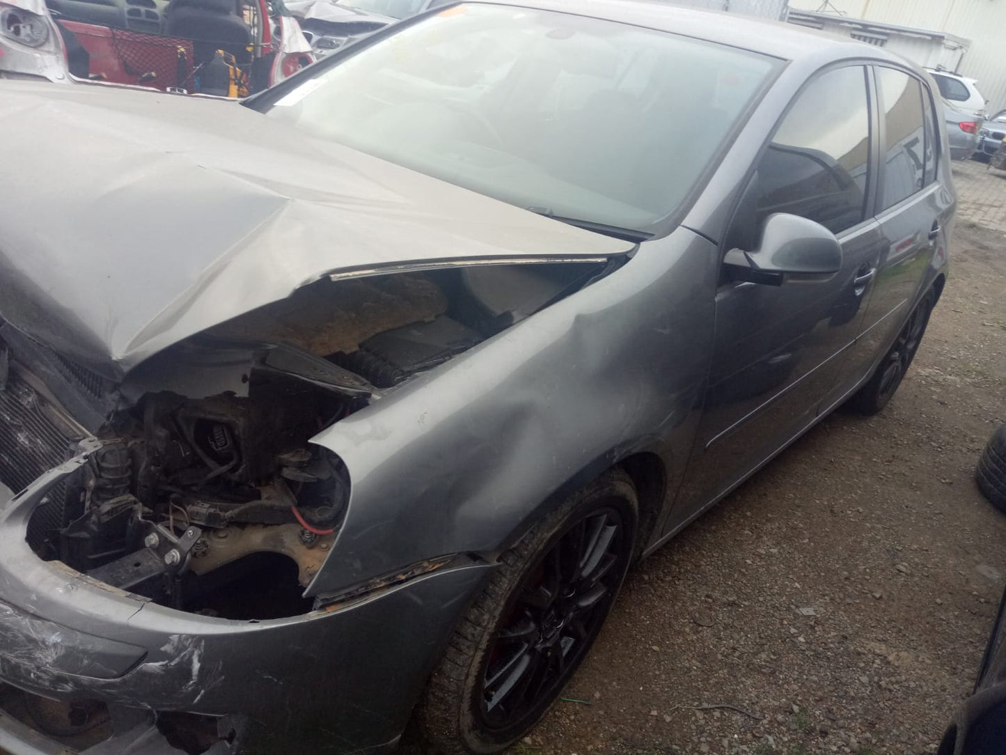 2008 VOLKSWAGEN GOLF GEN 5, BUMPER BAR (2 PIECE), GT, NON PARK SENSOR TYPE, 03/05-02/09 1K6807417 REAR BUMPER