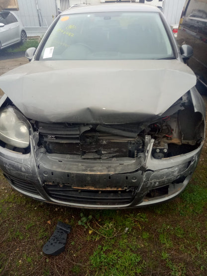 2008 VOLKSWAGEN GOLF GEN 5, BUMPER BAR (2 PIECE), GT, NON PARK SENSOR TYPE, 03/05-02/09 1K6807417 REAR BUMPER