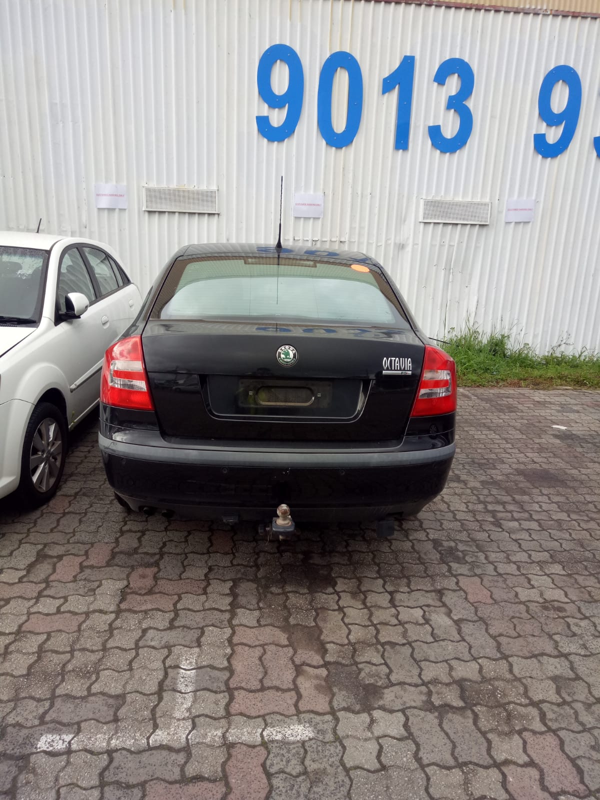 2008 SKODA OCTAVIA 1Z, LIFTBACK SEDAN, NON PARK SENSOR TYPE, 01/04-05/09 1Z5807421A REAR BUMPER