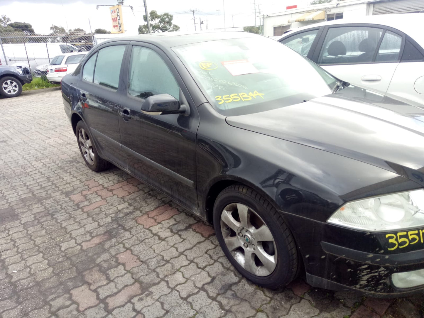 2008 SKODA OCTAVIA 1Z, LIFTBACK SEDAN, NON PARK SENSOR TYPE, 01/04-05/09 1Z5807421A REAR BUMPER