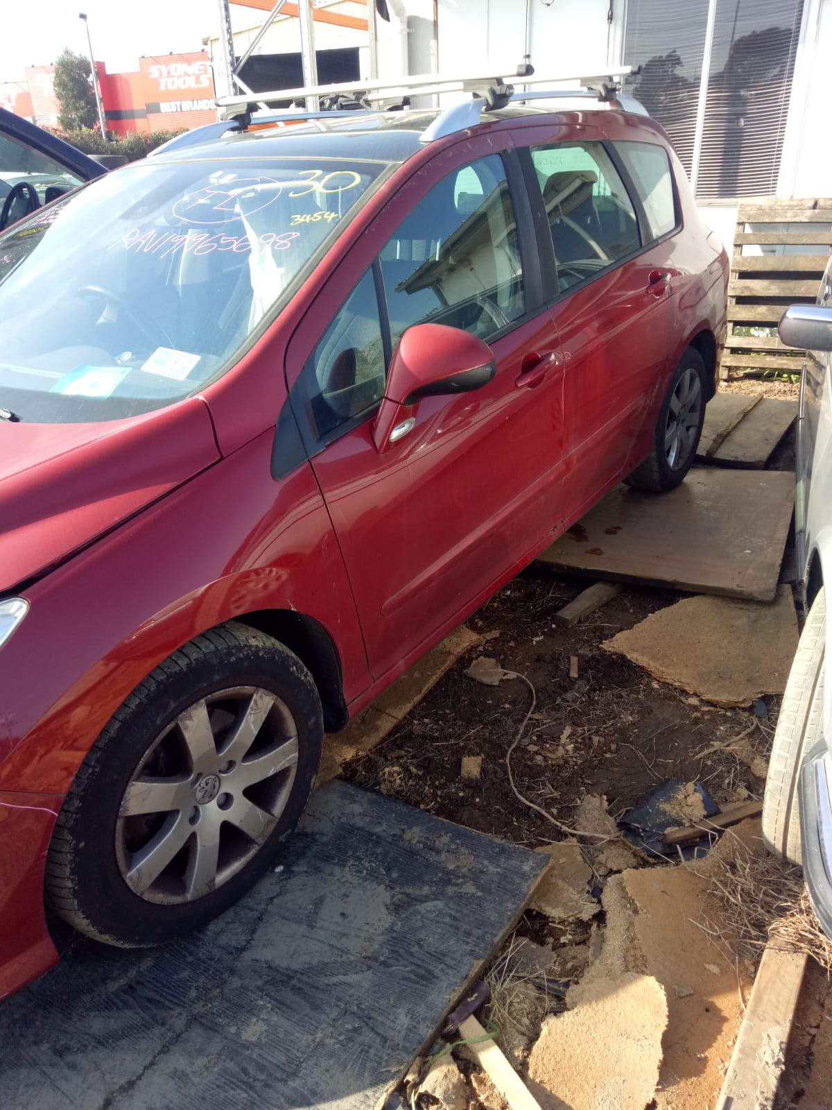 2008 PEUGEOT 308 UPPER REINFORCEMENT, T7, 09/07-09/14  F BAR REINFORC BRACK