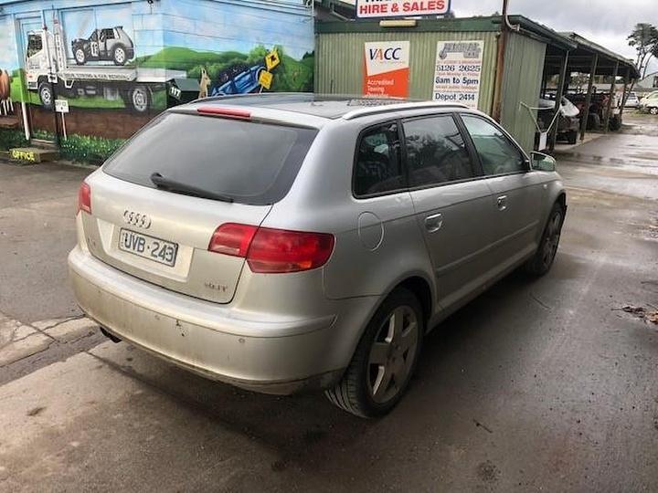 2006 AUDI A3 8P, 5DR HATCH, 06/04-04/13 8P4959802D RIGHT REAR WND REG MOTOR