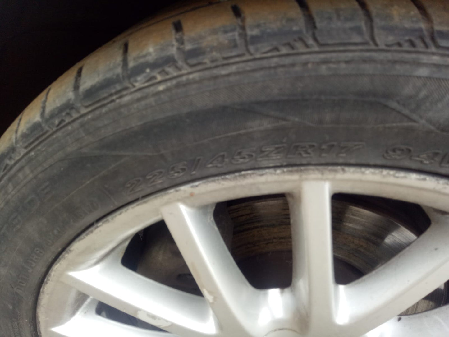 2007 VOLKSWAGEN GOLF GEN 5, HATCH, NON TINTED TYPE, 07/04-02/09 1K6945095AA LEFT TAILLIGHT